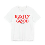 BUSTIN' MAKES ME FEEL GOOD GHOST BUSTERS Costume Funny Halloween Couples Unisex Jersey Short Sleeve Tee