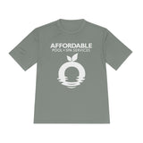 Affordable Pool & Spa Services Logo Moisture-Wicking Tee Bright Colors