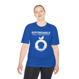 Affordable Pool & Spa Services Logo Moisture-Wicking Tee Bright Colors
