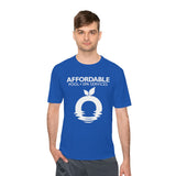 Affordable Pool & Spa Services Logo Moisture-Wicking Tee Bright Colors