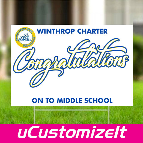 Winthrop Charter Congratulations Graduate YOU CUSTOMIZE