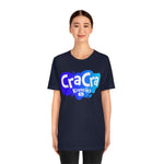 Cra Cra Krenciks Adult Splat Logo Blue Design YouTube Channel 2 Sided Fan Jersey Short Sleeve T Shirt
