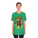 Copy of Cra Cra Krenciks Adult TMNT Teenage Mutant Ninja Turtles Slash YouTube Channel 2 Sided Fan Jersey Short Sleeve T Shirt