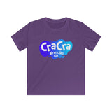 Copy of Cra Cra Krenciks YouTube Channel 2 Sided Blue Kids Softstyle Tee