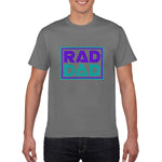 RAD DAD cool 80's retro T-shirt for Dad