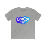 Copy of Cra Cra Krenciks YouTube Channel 2 Sided Blue Kids Softstyle Tee