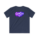 Copy of Cra Cra Krenciks YouTube Channel Purple 2 Sided Kids Softstyle Tee