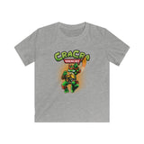 CRA CRA KRENCIKS TMNT NINJA TURTLES Michelangelo YOUTUBE FUN 2 SIDED Kids Softstyle Tee