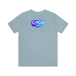 Cra Cra Krenciks Adult Splat Logo Blue Design YouTube Channel 2 Sided Fan Jersey Short Sleeve T Shirt