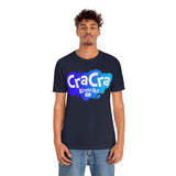 Cra Cra Krenciks Adult Splat Logo Blue Design YouTube Channel 2 Sided Fan Jersey Short Sleeve T Shirt