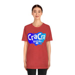 Cra Cra Krenciks Adult Splat Logo Blue Design YouTube Channel 2 Sided Fan Jersey Short Sleeve T Shirt