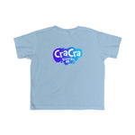 Cra Cra Krenciks YouTube Fun Blue Splat Kid's Fine Jersey Tee