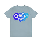 Cra Cra Krenciks Adult Splat Logo Blue Design YouTube Channel 2 Sided Fan Jersey Short Sleeve T Shirt