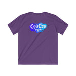 Copy of Cra Cra Krenciks YouTube Channel 2 Sided Blue Kids Softstyle Tee