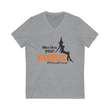 Max Likes Your YABBOS Hocus Pocus Halloween Movie Witches Short Sleeve V Neck T Shirt