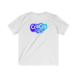 Copy of Cra Cra Krenciks YouTube Channel 2 Sided Blue Kids Softstyle Tee