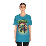 Copy of Cra Cra Krenciks Adult TMNT Teenage Mutant Ninja Turtles Slash YouTube Channel 2 Sided Fan Jersey Short Sleeve T Shirt
