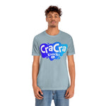 Cra Cra Krenciks Adult Splat Logo Blue Design YouTube Channel 2 Sided Fan Jersey Short Sleeve T Shirt