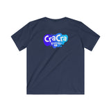 Copy of Cra Cra Krenciks YouTube Channel 2 Sided Blue Kids Softstyle Tee