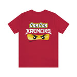 Cra Cra Krenciks Adult Lego Ninjago YouTube Channel 2 Sided Fan Jersey Short Sleeve T Shirt