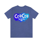 Cra Cra Krenciks Adult Splat Logo Blue Design YouTube Channel 2 Sided Fan Jersey Short Sleeve T Shirt