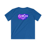 Copy of Cra Cra Krenciks YouTube Channel Purple 2 Sided Kids Softstyle Tee