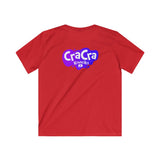 Copy of Cra Cra Krenciks YouTube Channel Purple 2 Sided Kids Softstyle Tee