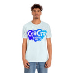 Cra Cra Krenciks Adult Splat Logo Blue Design YouTube Channel 2 Sided Fan Jersey Short Sleeve T Shirt