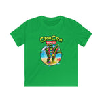 Copy of CRA CRA KRENCIKS TMNT NINJA TURTLES Surfer Michelangelo YOUTUBE FUN 2 SIDED Kids Softstyle Tee