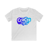 Copy of Cra Cra Krenciks YouTube Channel 2 Sided Blue Kids Softstyle Tee