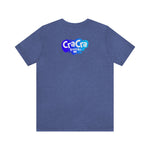 Cra Cra Krenciks Adult Splat Logo Blue Design YouTube Channel 2 Sided Fan Jersey Short Sleeve T Shirt