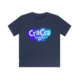 Copy of Cra Cra Krenciks YouTube Channel 2 Sided Blue Kids Softstyle Tee