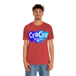 Cra Cra Krenciks Adult Splat Logo Blue Design YouTube Channel 2 Sided Fan Jersey Short Sleeve T Shirt