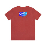 Cra Cra Krenciks Adult Splat Logo Blue Design YouTube Channel 2 Sided Fan Jersey Short Sleeve T Shirt