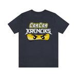 Cra Cra Krenciks Adult Lego Ninjago YouTube Channel 2 Sided Fan Jersey Short Sleeve T Shirt