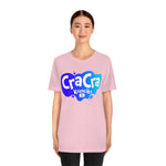 Cra Cra Krenciks Adult Splat Logo Blue Design YouTube Channel 2 Sided Fan Jersey Short Sleeve T Shirt