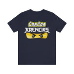 Cra Cra Krenciks Adult Lego Ninjago YouTube Channel 2 Sided Fan Jersey Short Sleeve T Shirt