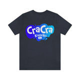 Cra Cra Krenciks Adult Splat Logo Blue Design YouTube Channel 2 Sided Fan Jersey Short Sleeve T Shirt