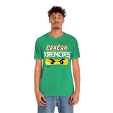 Cra Cra Krenciks Adult Lego Ninjago YouTube Channel 2 Sided Fan Jersey Short Sleeve T Shirt