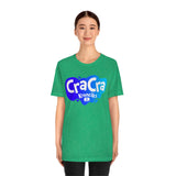 Cra Cra Krenciks Splat Blue Design Adult YouTube Channel Fan Unisex Jersey Short Sleeve Tee