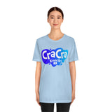Cra Cra Krenciks Splat Blue Design Adult YouTube Channel Fan Unisex Jersey Short Sleeve Tee