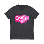 Cra Cra Krenciks YouTube Channel Pink Splat Logo 2 Sided Fan Jersey Short Sleeve V Neck T Shirt