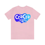 Cra Cra Krenciks Adult Splat Logo Blue Design YouTube Channel 2 Sided Fan Jersey Short Sleeve T Shirt