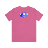 Cra Cra Krenciks Adult Splat Logo Blue Design YouTube Channel 2 Sided Fan Jersey Short Sleeve T Shirt