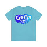 Cra Cra Krenciks Adult Splat Logo Blue Design YouTube Channel 2 Sided Fan Jersey Short Sleeve T Shirt